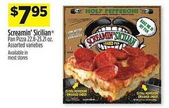 Dollar General Screamin' sicilian pan pizza offer