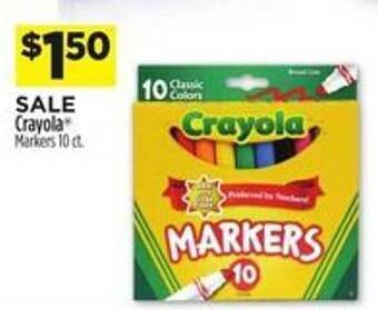 Dollar General Crayola markers offer