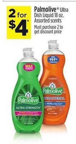 Dollar General Palmolive ultra dish liquid offer