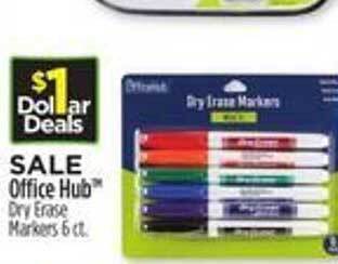 Dollar General Office hub dry erase markers offer