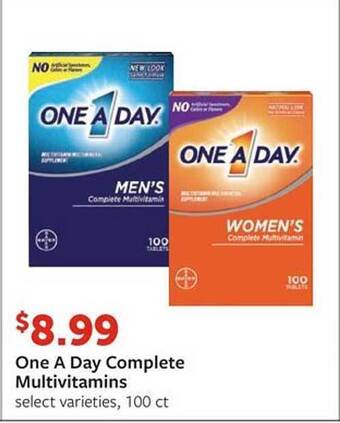 Fareway One a day complete multivitamins offer