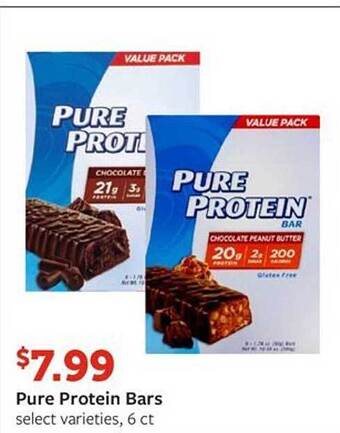 Fareway Pure protein bars offer