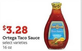 Fareway Ortega taco sauce offer