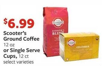 Fareway Scooter's ground coffee or single serve cups offer