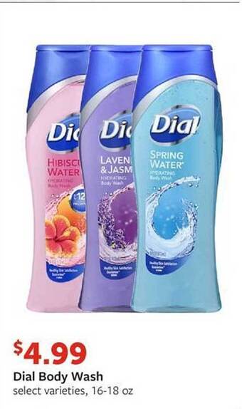 Fareway Dial body wash offer