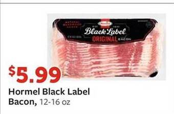 Fareway Hormel black label bacon offer