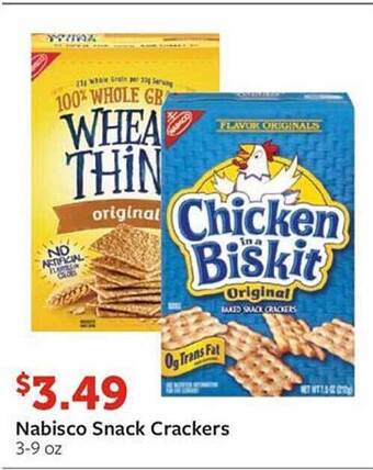 Fareway Nabisco snack crackers offer