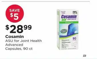 Good Neighbor Pharmacy Cosamin asu for joint health advanced capsules 90 ct offer