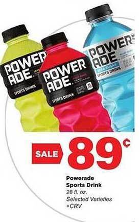 Stater Bros Powerade sports drink offer