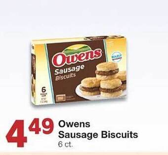United Supermarkets Owens sausage biscuits offer