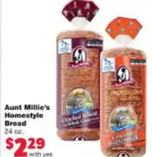 VG's Aunt Millie's Homestyle Bread 24 Oz. offer