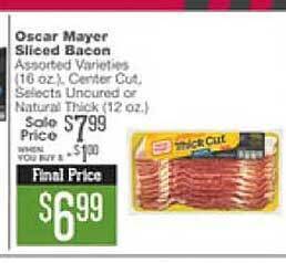 Forest Hills Food Oscar mayer sliced bacon offer