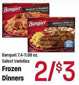 Maceys Banquet 7.4-11.88 oz. frozen dinners offer