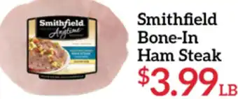 Martin's Smithfield Bone-In Ham Steak offer