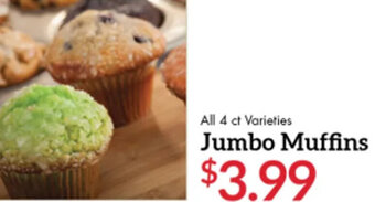 Martin's Jumbo Muffins offer