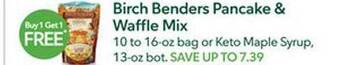 Publix Birch benders pancake & waffle mix offer