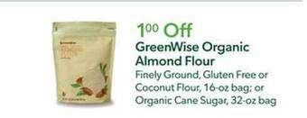 Publix Greenwise organic almond flour offer