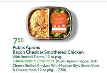 Publix Publix aprons bacon cheddar smothered chicken offer