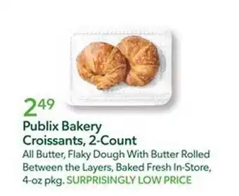 Publix Publix bakery croissants 2-count offer