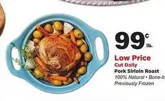 Stater Bros Pork sirloin roast offer