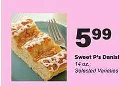 Stater Bros Sweet p's danish offer