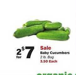 Stater Bros Baby cucumbers offer