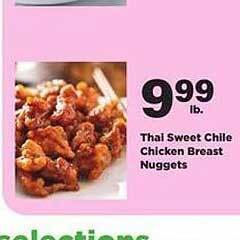 Stater Bros Thai sweet chile chicken breast nuggets offer