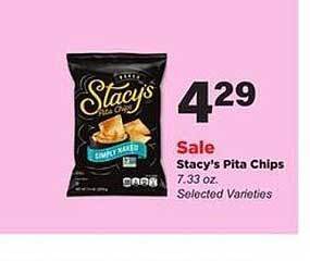 Stater Bros Stacy's pita chips offer