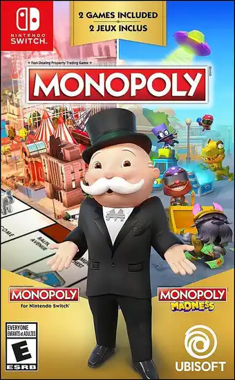 Best Buy Monopoly for nintendo switch + monopoly madness - nintendo switch, nintendo switch lite offer