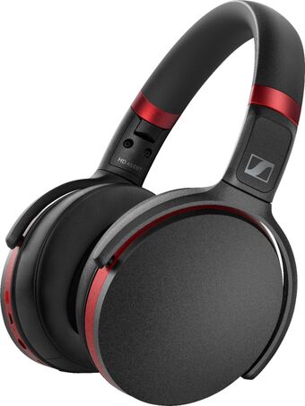 Best Buy Sennheiser - hd 458bt wireless noise cancelling headphones (hd 458bt exclusive) - black/red offer