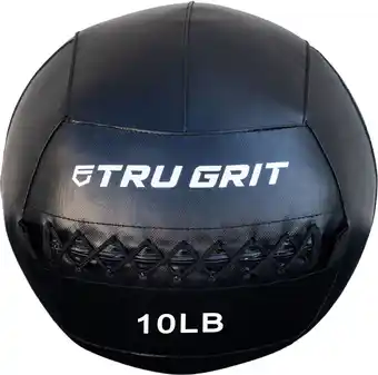 Best Buy Tru grit - 10-lb medicine wallball - black offer
