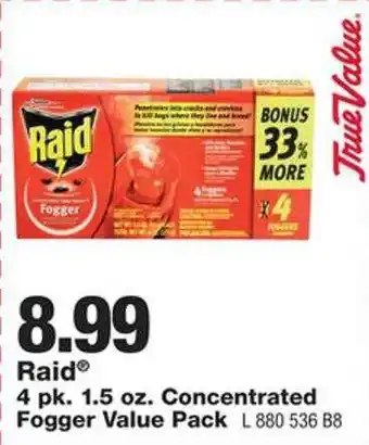 Raid concentrated fogger value pack