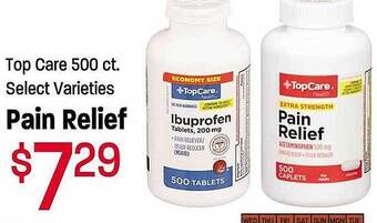 Maceys Top care pain relief offer