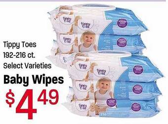 Maceys Tippy toes baby wipes offer
