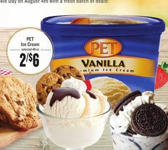 Lowes Foods Pet ice cream offer