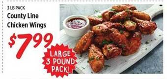Rouses County line chicken wings offer
