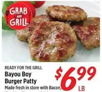 Rouses Bayou boy burger patty offer