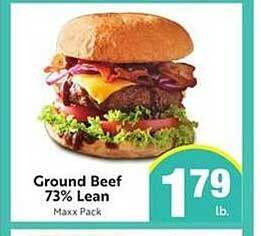 Save Mart Ground beef 73% lean offer