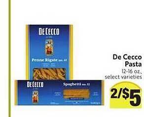 Save Mart De cecco pasta offer