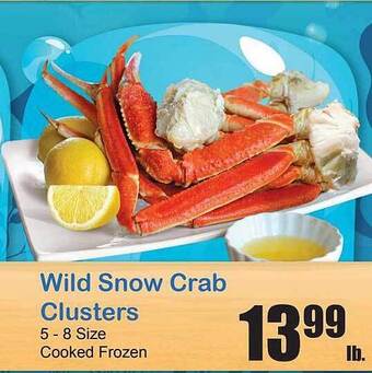 Times Supermarkets Wild snow crab clusters offer