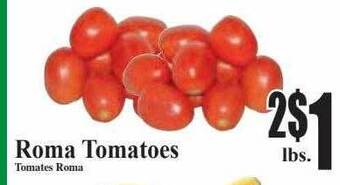 Baja Ranch Roma tomatoes offer
