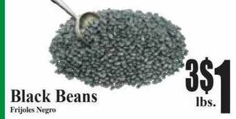 Baja Ranch Black beans offer
