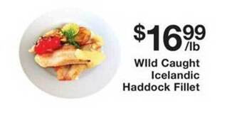 Fairway Store Market Wild caught icelandic haddock fillet offer