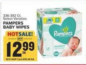 Food Lion Pampers baby wipes offer