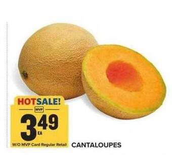 Food Lion Cantaloupes offer