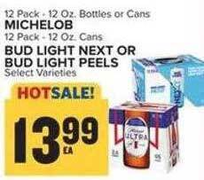 Food Lion Michelob, bud light next or bud light peels offer