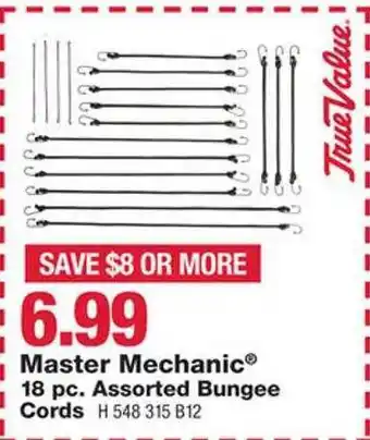 Master mechanic assorted bungee cords