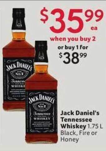 Winn Dixie Jack daniel's tennessee whiskey offer