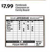 Aldi Pembrook classroom or family board offer