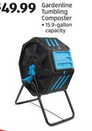 Aldi Gardenline tumbling composter offer